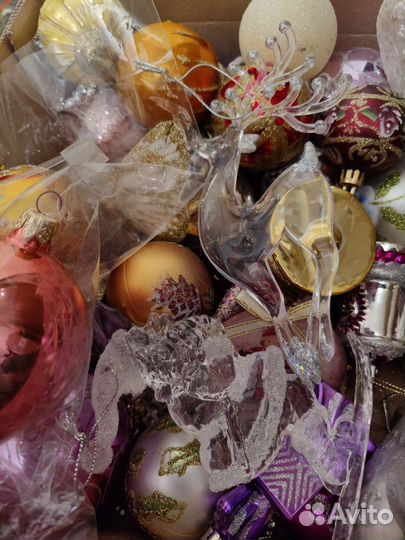 Елочные игрушки пакетом