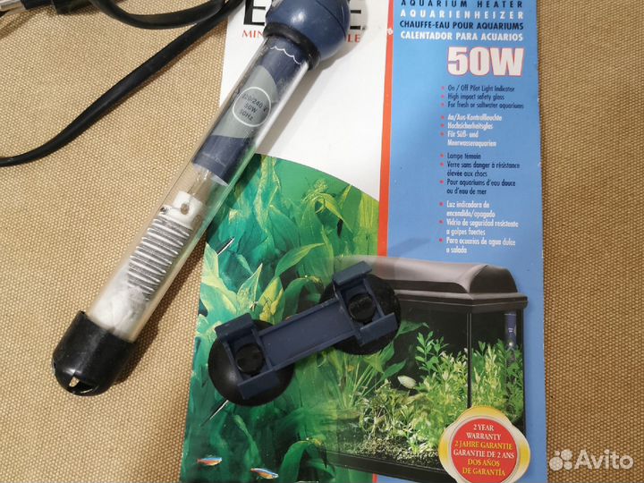 Аквариумные нагреватель Elite 50w