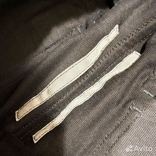 Брюки Rick Owens Wide-Leg Black Belas