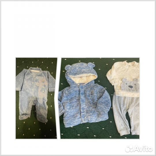 Вещи для мальчика от 0 до 6 месяцев