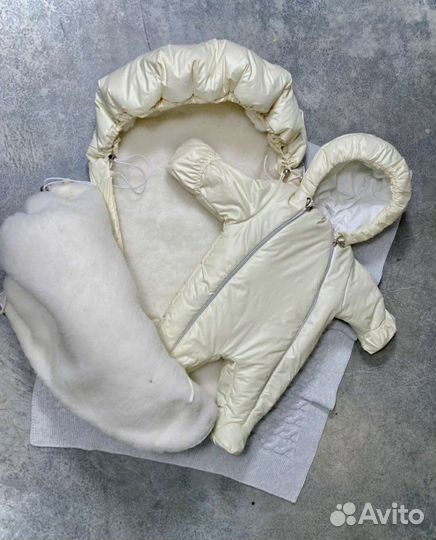 Конверт на выписку зимний овчина