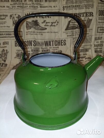 Чайник эмалированный СССР новый