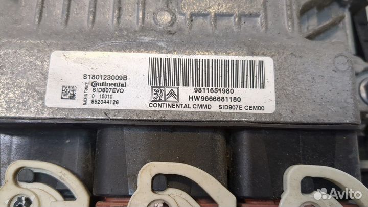 Блок управления двигателем Citroen C4 Picasso