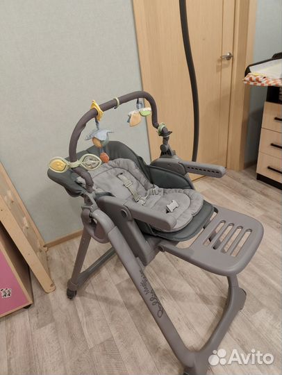 Стул для кормления chicco polly magic relax