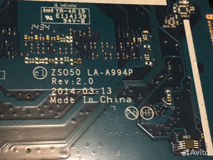 Материнская плата для ноутбука HP LA-A994P N2840