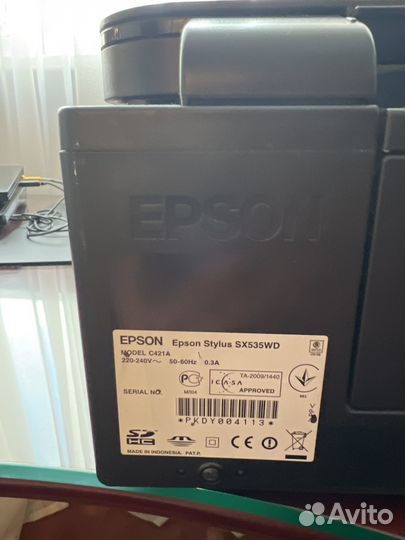 Принтер epson Stylus SX535WD