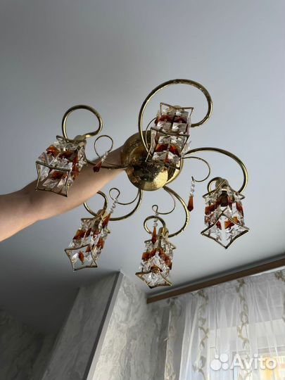 Люстра подвесная потолочная