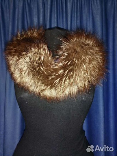 Воротник из чернобурки