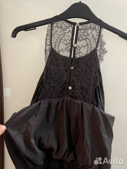 Вечернее платье 42 44 пурпурно-серо/синее