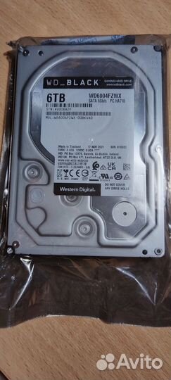 WD Black Gaming 6TB WD6004fzwx