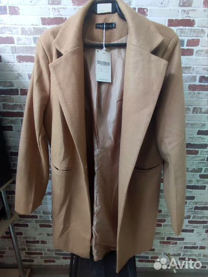 Пальто женское демисезонное Zara Basic 48-50 р