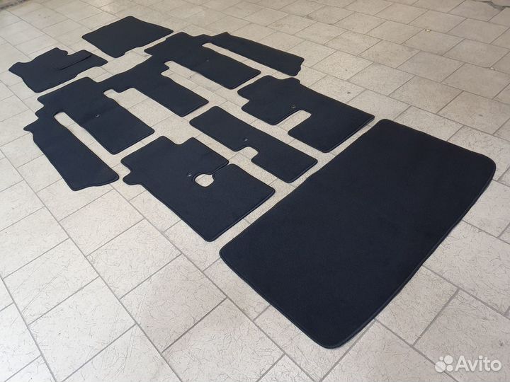 Коврики салон+баг Kia Carnival IV 2020-н.в. 8 мест