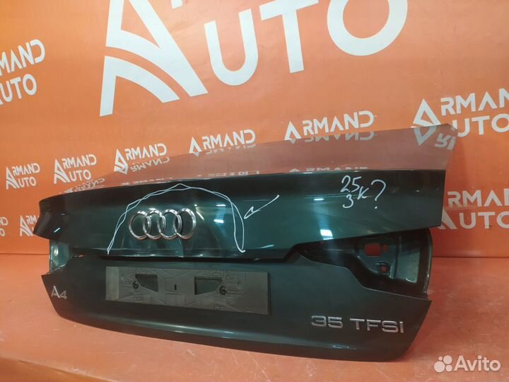 Крышка багажника Audi A4 5 B9 2015-2020