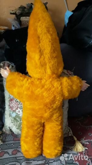 Кукла СССР в меховом комбинезоне.1986-1990гг