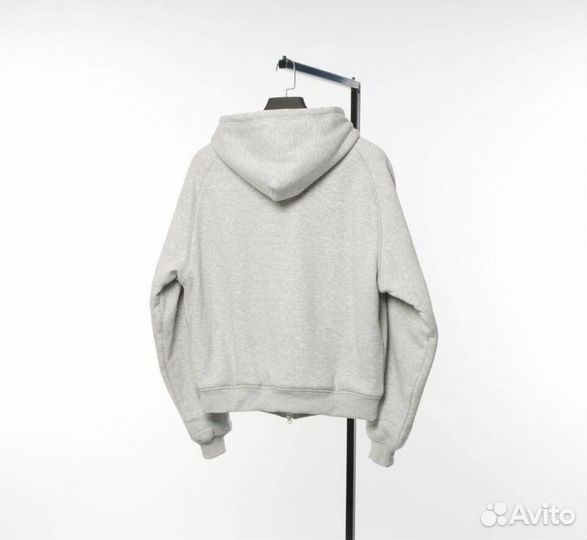 Зип худи corteiz серая