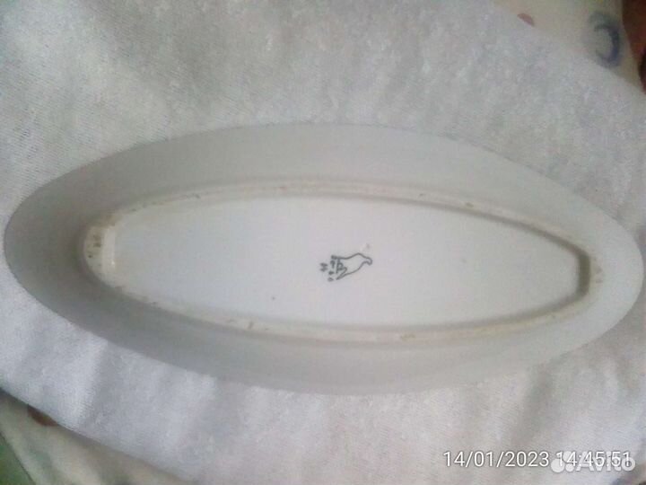 Блюдо фарфоровое дулево