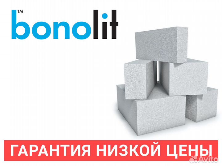 Газосиликатные блоки 600х200х250 bonolit