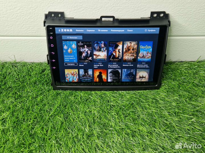 Магнитола на Toyota Prado 120 9 дюймов android 12