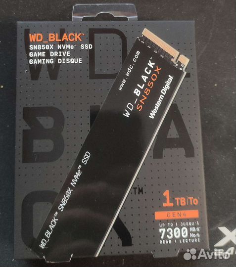 SSD WD black SN850X 1tb
