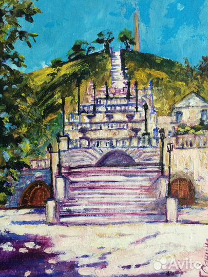 Картина Керчь Крым Митридатская лестница оригинал