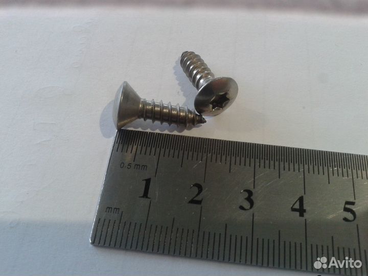 Саморез полупотай/гл torx/шл/ Din 7983 A2 C 5,5х1