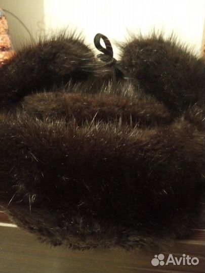 Мужская ушанка ханорик р-н р 57, состояние хорошее