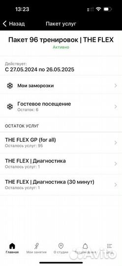 Абонемент студия фитнеса the flex (флекс)