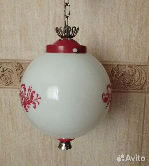 Светильник шар. СССР. Винтаж