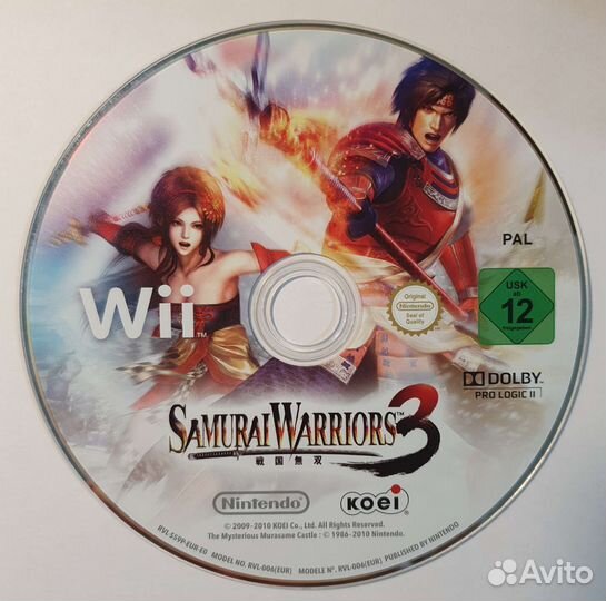 Wii Samurai Warriors 3. Лицензия