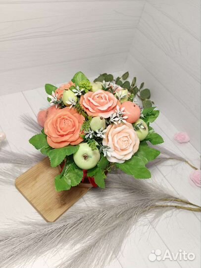 Мыльные букеты