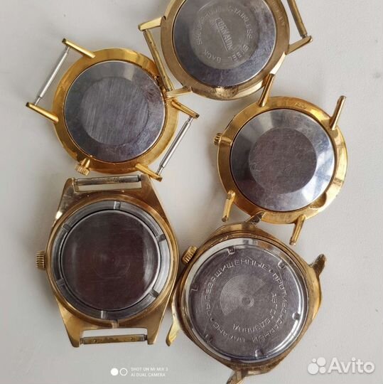 Позолоченные часы ссср(луч, ракета)