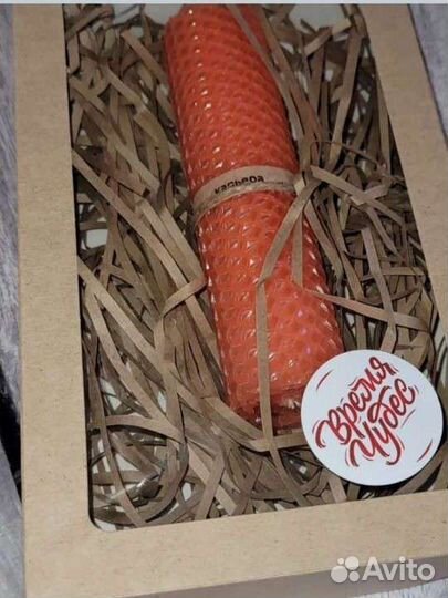 Свечи из натуральной медовой вощины