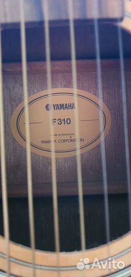 Акустическая гитара yamaha f310 бу