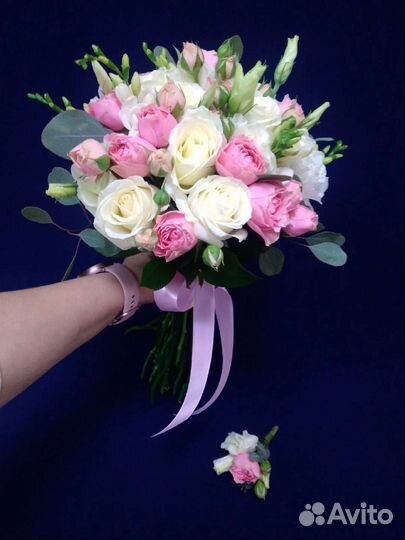 Цветы розы букет