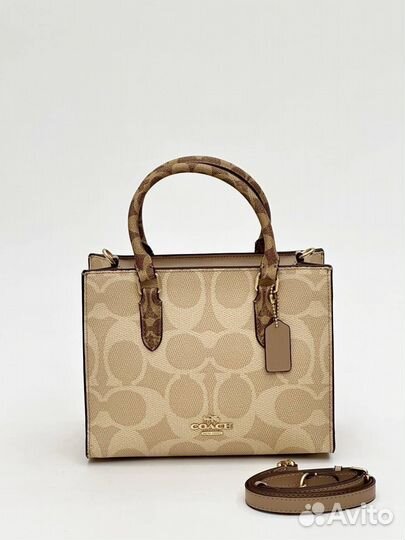 Сумка Coach Maggie Натуральная кожа/канва