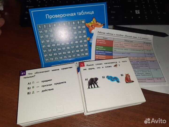 Учебное пособие-игра русский язык 1-2 класс