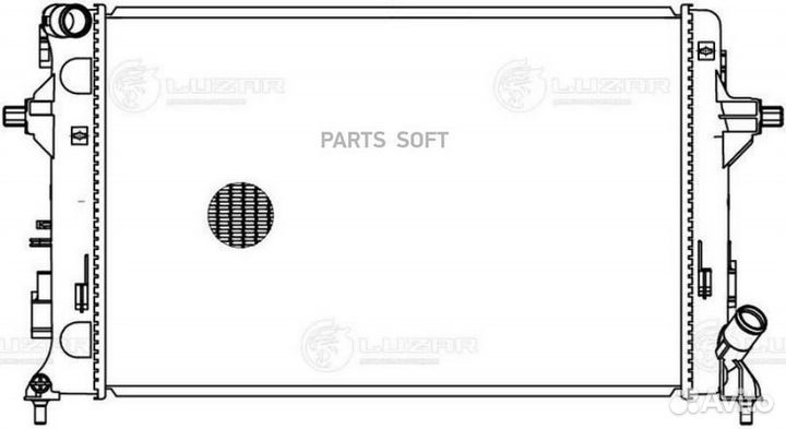 Радиатор охлаждения двигателя Kia Soul III (19) /S