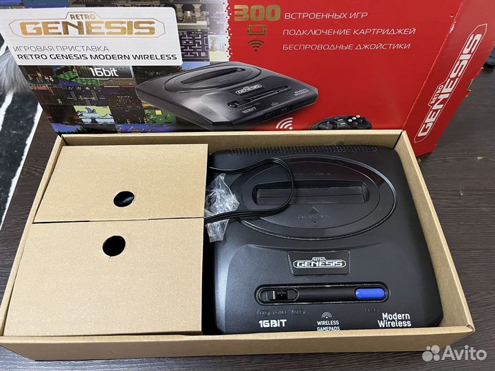 Retro Genesis 16 Bit Modern Wireless + 300 игр