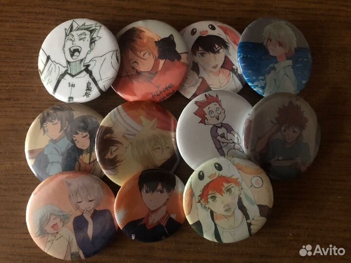 Значки с к - поп и аниме