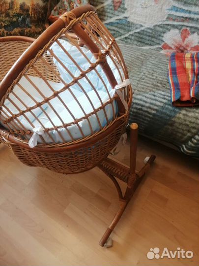 Люлька колыбель плетеная