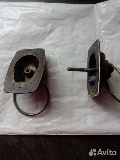 Ручки дверные, декоративные, бронзовые