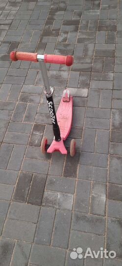 Самокат детский трехколесный бу