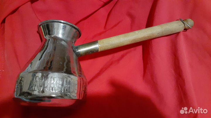 Кофеварка турка олимпиада 80,колба красное стекло