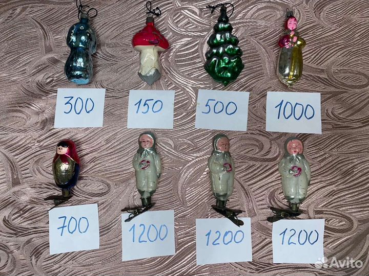 Елочные игрушки ссср(список )
