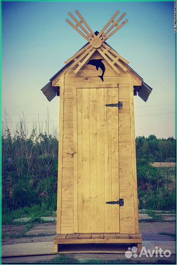 Дачный туалет деревянный MRM