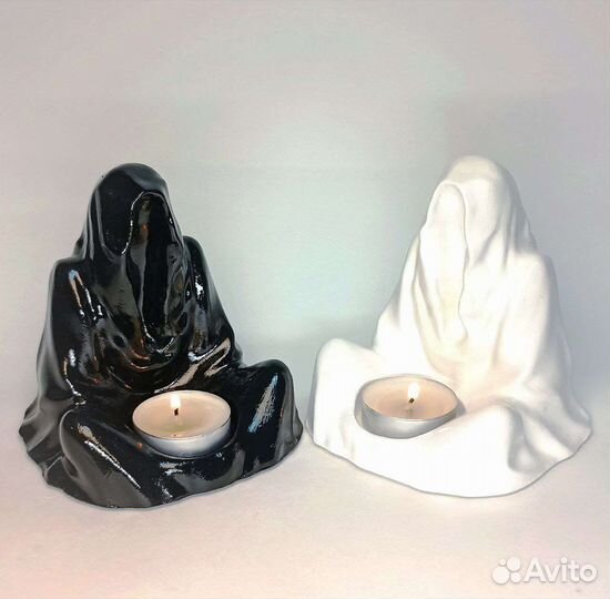 Подсвечник из гипса 