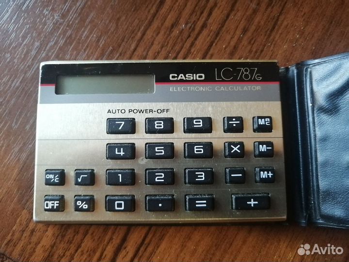 Калькулятор винтаж casio LC-787g made in Japan