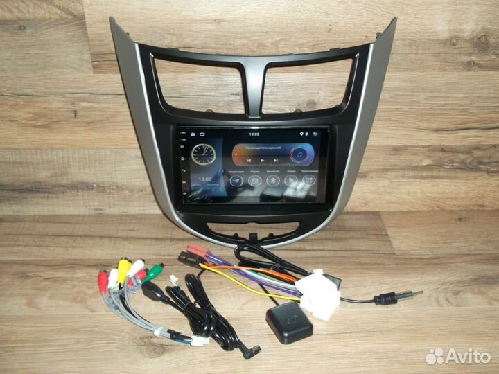 Магнитола 2DIN Hyundai Solaris Android GPS