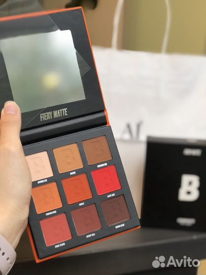 Палитра теней beauty BAY Fiery Matte 9 colour