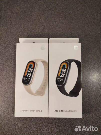 Фитнес-браслет Xiaomi Mi SMART Band 8 чёрный/белый